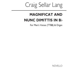 C.S. Lang: Magnificat And Nunc Dimittis In B Flat (Vocal Score)