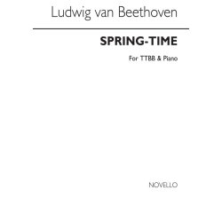 Ludwig Van Beethoven: Spring-time Ttbb/Piano
