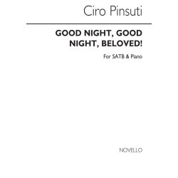 Ciro Pinsuti: Good Night, Good Night, Beloved! Satb/Piano