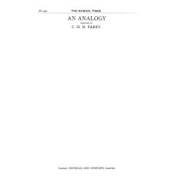 C. Hubert H. Parry: An Anthology