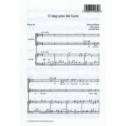 Richard Hinde: O Sing Unto The Lord