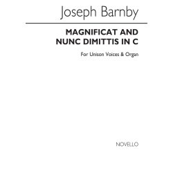 Sir Joseph Barnby: Magnificat And Nunc Dimittis In C Unison/Organ