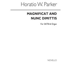 Parker, H Magnificat And Nunc Dimittis In E Flat (Op34) Satb/Organ