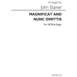 John Stainer: Magnificat &amp; Nunc Dimittis 4th Series (Greg. Tones) Satb/Organ