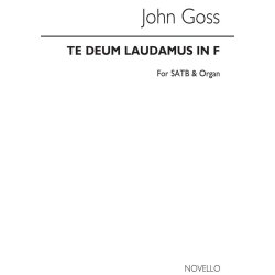 John Goss: Te Deum Laudamus In F Satb/Organ
