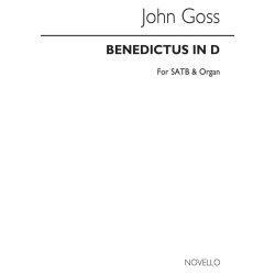 John Goss: Benedictus In D Satb/Organ