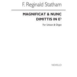 F Reginald Statham: Magnificat And Nunc Dimittis In E Flat Unison/Organ