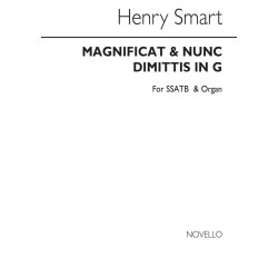 Smart Magnificat And Nunc Dimittis In G Ssatb/Organ