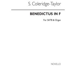 Samuel Coleridge-taylor: Benedictus In F Satb/Organ