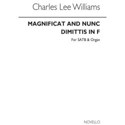 Lee Williams Magnificat And Nunc Dimittis In F Satb/Organ