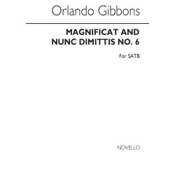Gibbons: Magnificat And Nunc Dimitis No. 6 SATB