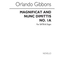 Orlando Gibbons: Magnificat And Nunc Dimittis (Gregorian Tones) SATB/Organ
