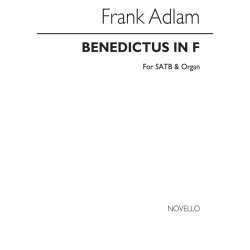 Frank Adlam: Benedictus In F Satb/Organ