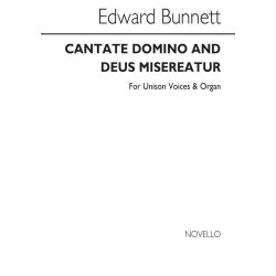 Edward Bunnett: Cantate Domino And Deus Misereatur In E Satb/Organ