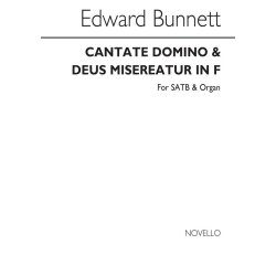 Edward Bunnett: Cantate Domino And Deus Misereatur In F Satb/Organ