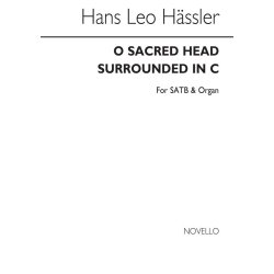 Hasler O Sacred Head Surrounded(Hymn) In C Satb/Org (Harm. By Js Bach)