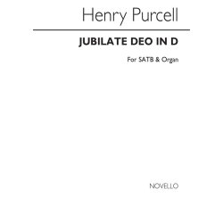 Purcell, H Jubilate Deo In D Satb/Organ