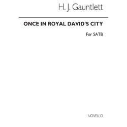 Mann Once In Royal Davids City Satb