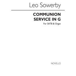 Sowerby, L Communion Service In G Satb/Organ