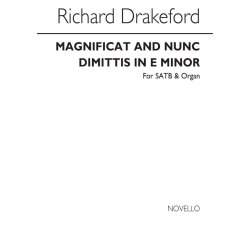 Drakeford: Magnificat And Nunc Dimittis In E Minor for SATB Chorus and Organ