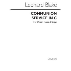 Leonard Blake: Communion Service In C Unison/Organ Latin And English