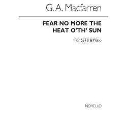 Macfarren Fear No More The Heat O' Th' Sun Sstb/Piano