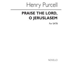Henry Purcell: Praise The Lord, O Jerusalem (Novello)- SATB
