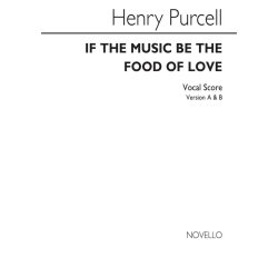 Purcell, H Of Music Be The Food Of Love 1st Setting Vo 25 Vs