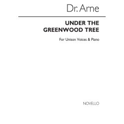 Arne Under The Greenwood Tree Voice/Piano