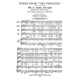 Gustav Holst: Tears, Idle Tears From 'Songs From The Princess' for SSAA