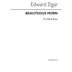 German, E Beauteous Morn Ssa And Piano