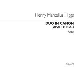 Henry Marcellus Higgs: Duo In Canon Op134 No.4 Organ