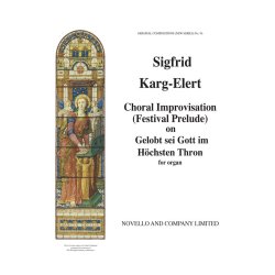 Sigfrid Karg-elert: Choral Improvisation Organ