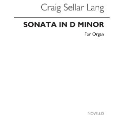 Lang Sonata In D Minor Organ