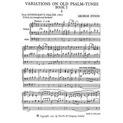 George Dyson: Variations On Old Psalm-tunes for Organ Book 2