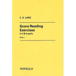 C.S. Lang: Score Reading Exercises Book 1