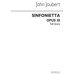 Joubert: Sinfonietta Op.38 (Study Score)