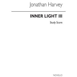 Jonathan Harvey: Inner Light III (Study Score)