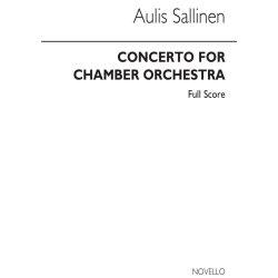 Sallinen: Concerto For Chamber Orch (Study Score)