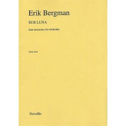 Bergman Sub Luna Four Nocturnes For Orchestra M/s