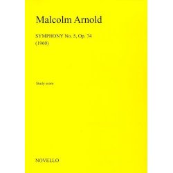 Malcolm Arnold: Symphony No.5 Op.74 (Study Score)