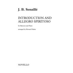 Senaille Introduction &amp; Allegro Spiritoso Bassoon Or Euphonium &amp; Piano