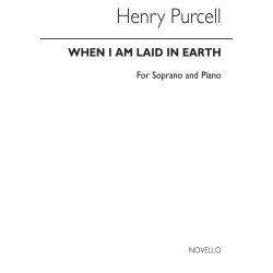 Purcell, H When I Am Laid In Earth Soprano And Piano