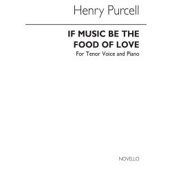 Purcell, H If Music Be The Food Of Love Tenor And Piano