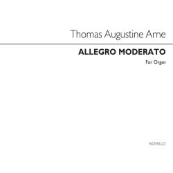 Thomas Arne: Allegro Moderato For Organ
