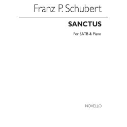 Schubert Sanctus &amp; Benedictus Satb/Pf