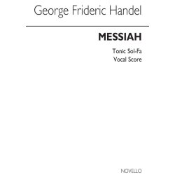 Handel, Gf Messiah Tonic Sol Fa (Prout) V/S