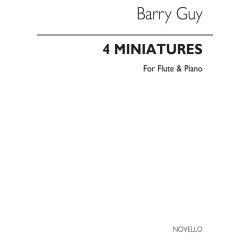 Guy: 4 Miniatures for Flute And Piano (Score)