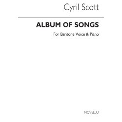 Scott: Song Album for Baritone Sol with Piano acc.