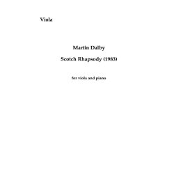 Dalby: Scotch Rhapsody (Viola Part and Piano Score)